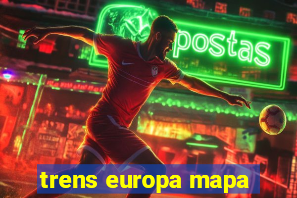 trens europa mapa